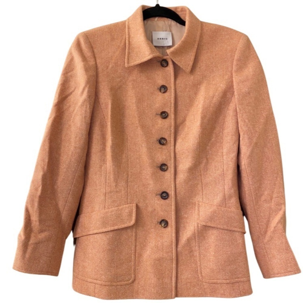 New AKRIS Single-Breasted Cashmere Blazer Jacket